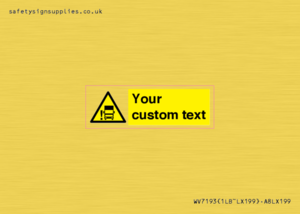 Custom warning blindspot